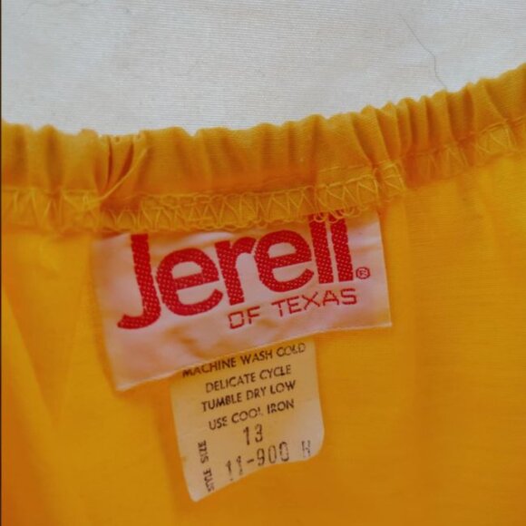 👉 1970s Jerell of Texas Bright Yellow Summer Dress — Nautical Style ⚓🌊🚢 - Picture 3 of 4